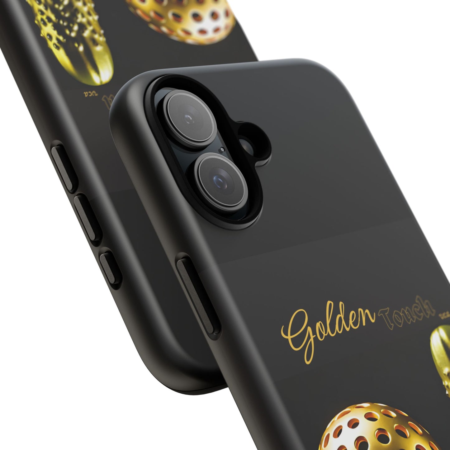 "Golden Touch" Collection - 'Pickleball' design by vca - Designer iPhone Tough Cases