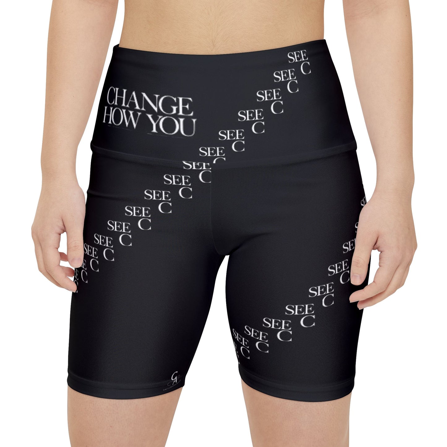 "Elevated Style" Collection - 'C Change' Design by vca - Workout Shorts