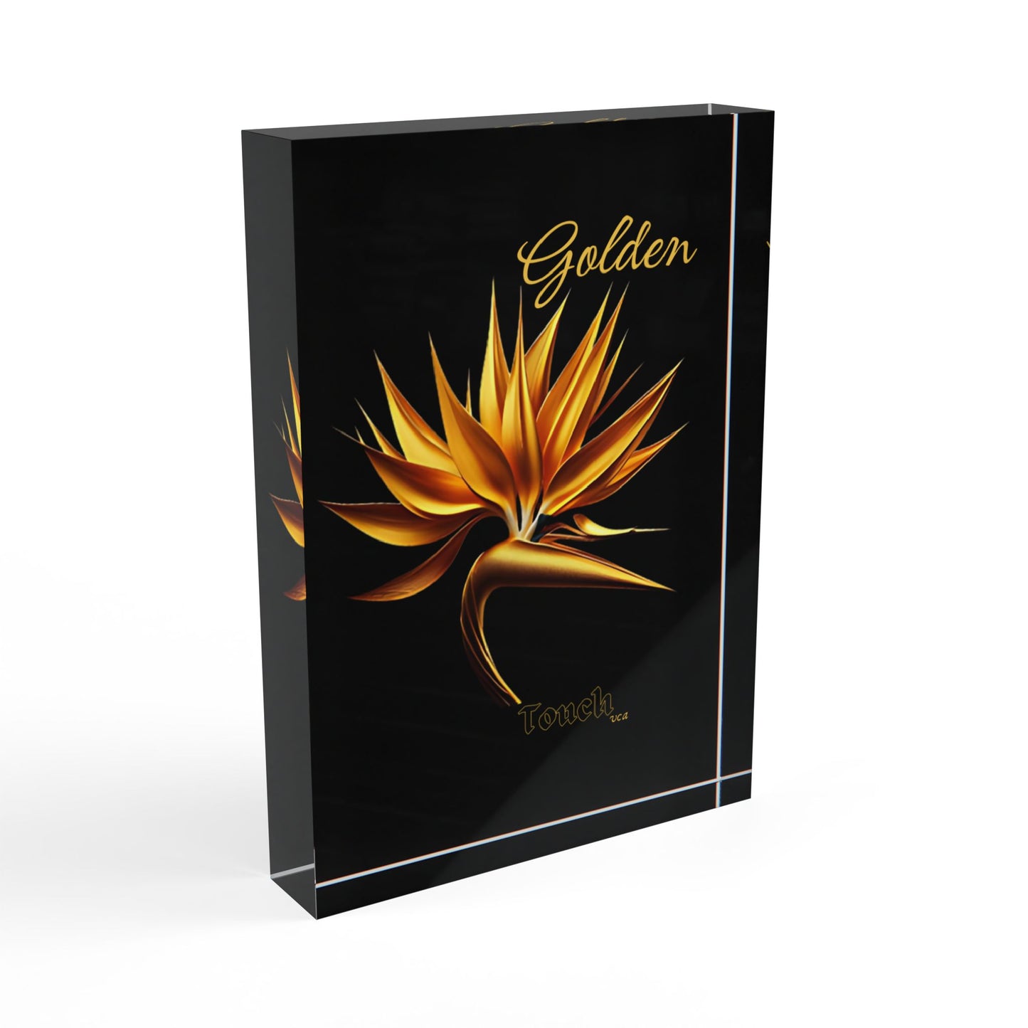"Golden Touch" Collection - 'Bird of Paradise' Design #1 by vca - Photo Block