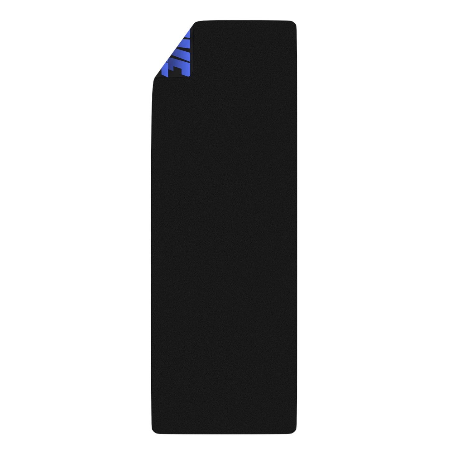 "Elevated Style" Collection - 'Positive Vibes' Designer Yoga Mat by vca - Blue