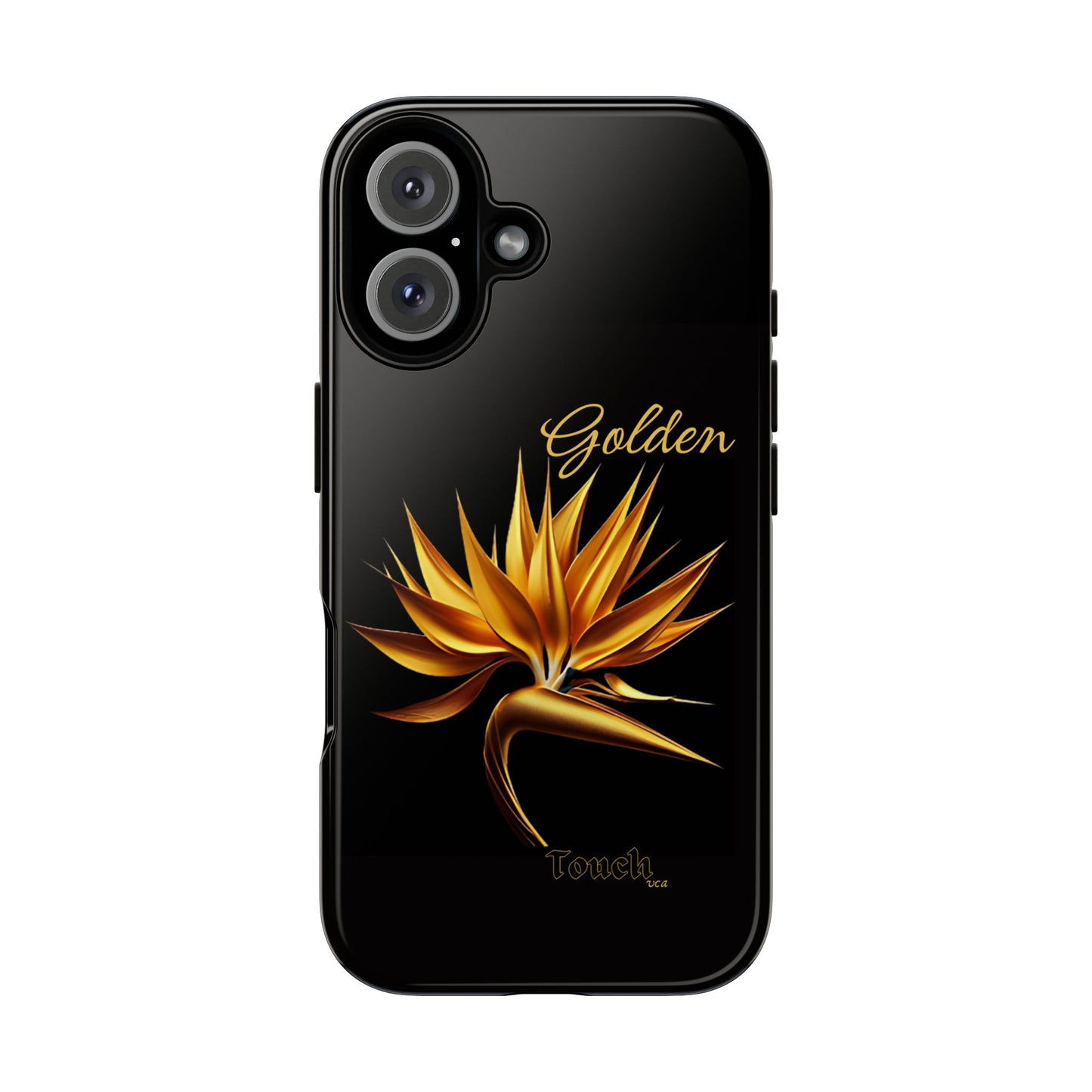 "Golden Touch" Collection -' Bird of Paradise1' design by vca - Designer Tough iPhone Cases