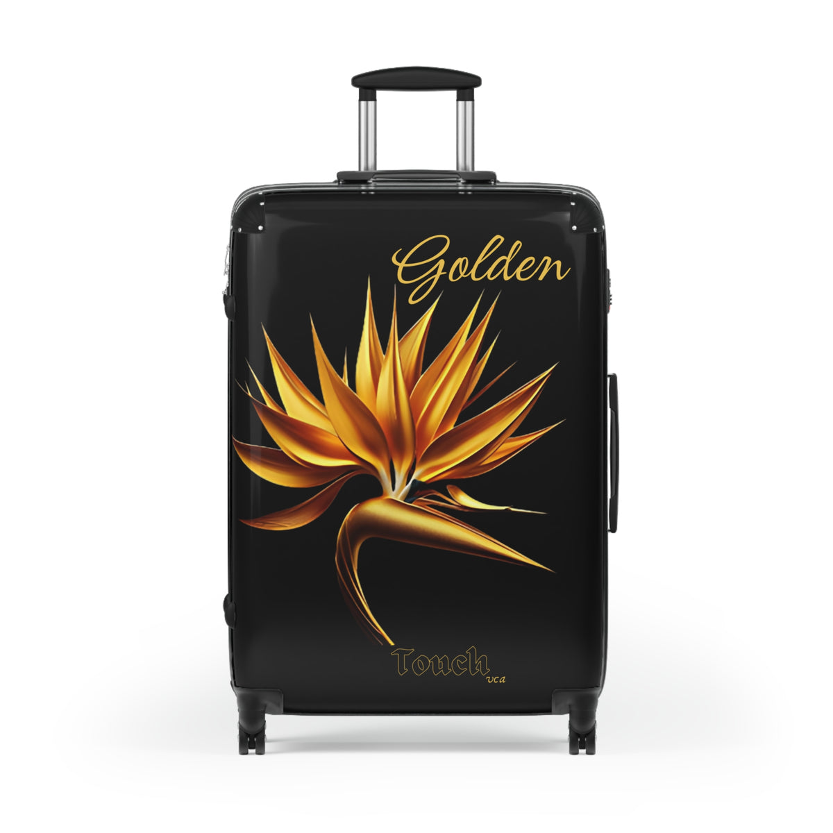 "Golden Touch" Collection - 'Bird of Paradise' design #1 - Designer Luggage Set