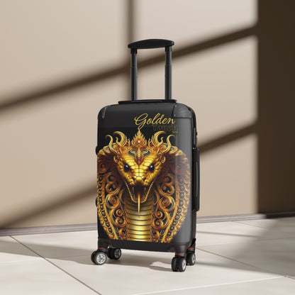 "Golden Touch" Collection - 'Cobra Head' design1 by vca - Designer Luggage Set