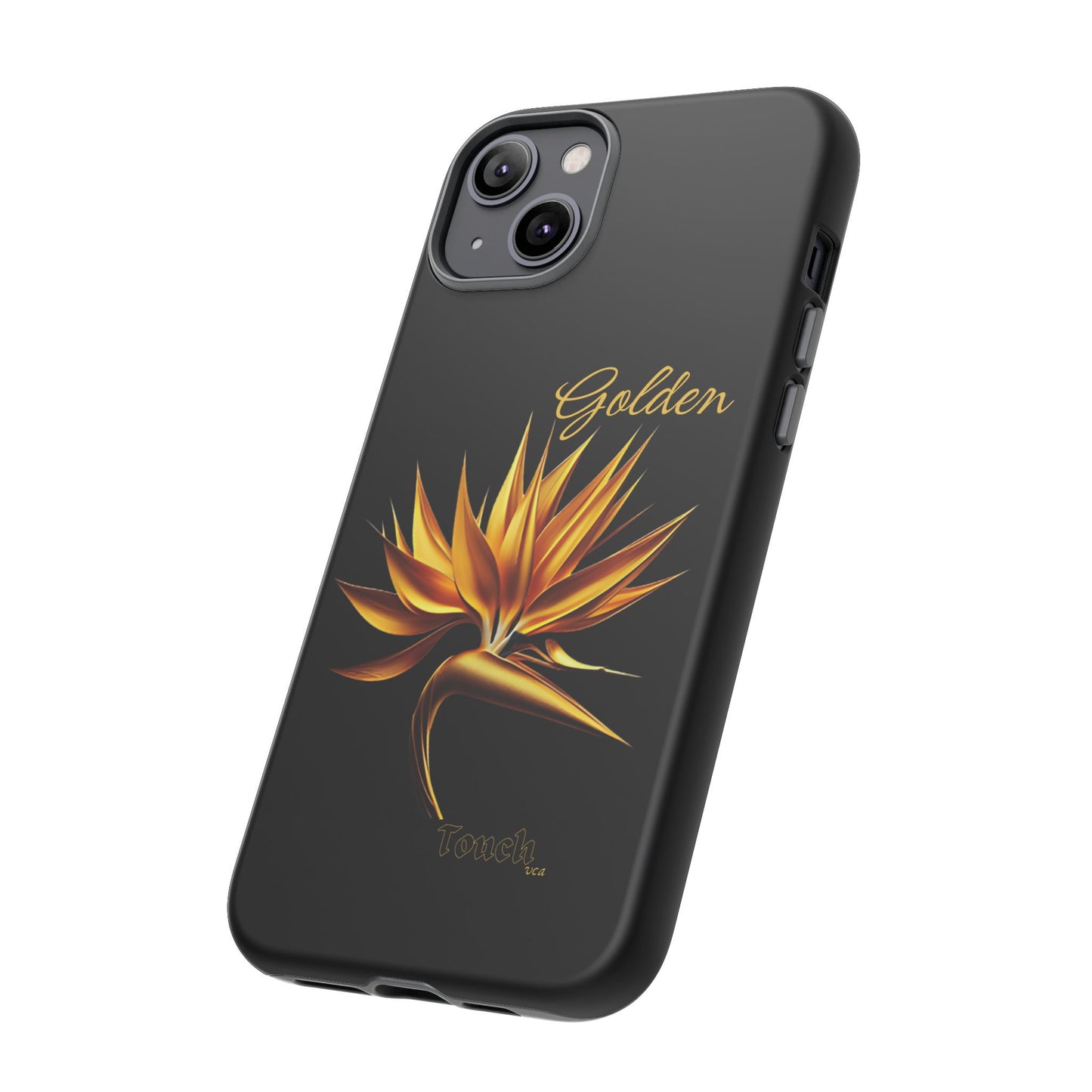 "Golden Touch" Collection -' Bird of Paradise1' design by vca - Designer Tough iPhone Cases