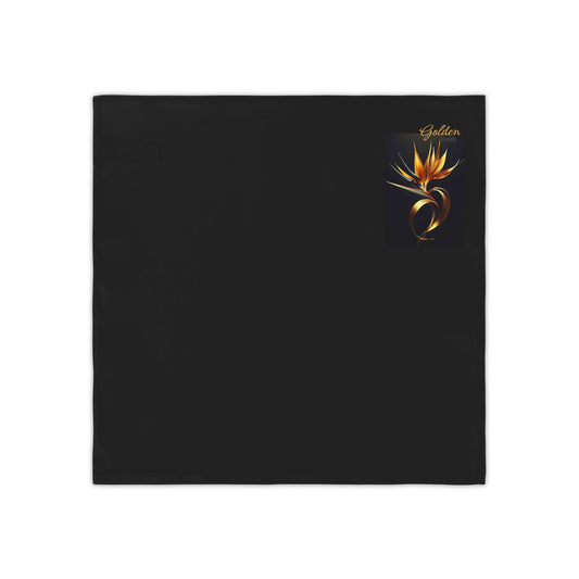 "Golden Touch" Collection - 'Bird of Paradise' design #2 by vca - Designer Napkins, set of 4
