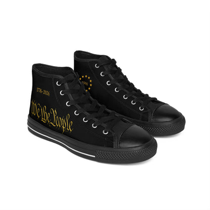 'We the People' by vca, High-Top Sneakers — '1776-2026' Patriotic Men's Classic Shoes