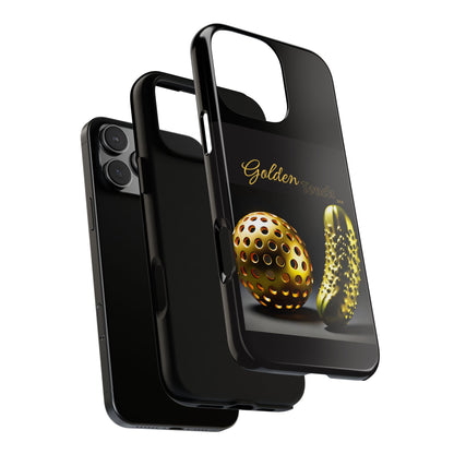 "Golden Touch" Collection - 'Pickleball' design by vca - Designer iPhone Tough Cases
