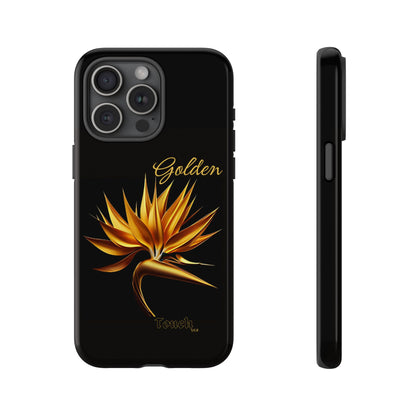 "Golden Touch" Collection -' Bird of Paradise1' design by vca - Designer Tough iPhone Cases