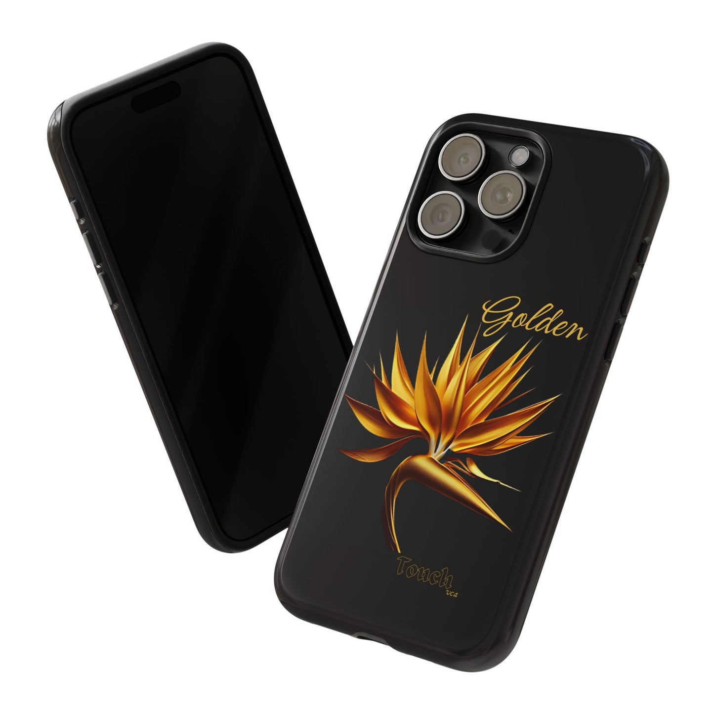 "Golden Touch" Collection -' Bird of Paradise1' design by vca - Designer Tough iPhone Cases