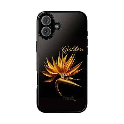 "Golden Touch" Collection -' Bird of Paradise1' design by vca - Designer Tough iPhone Cases