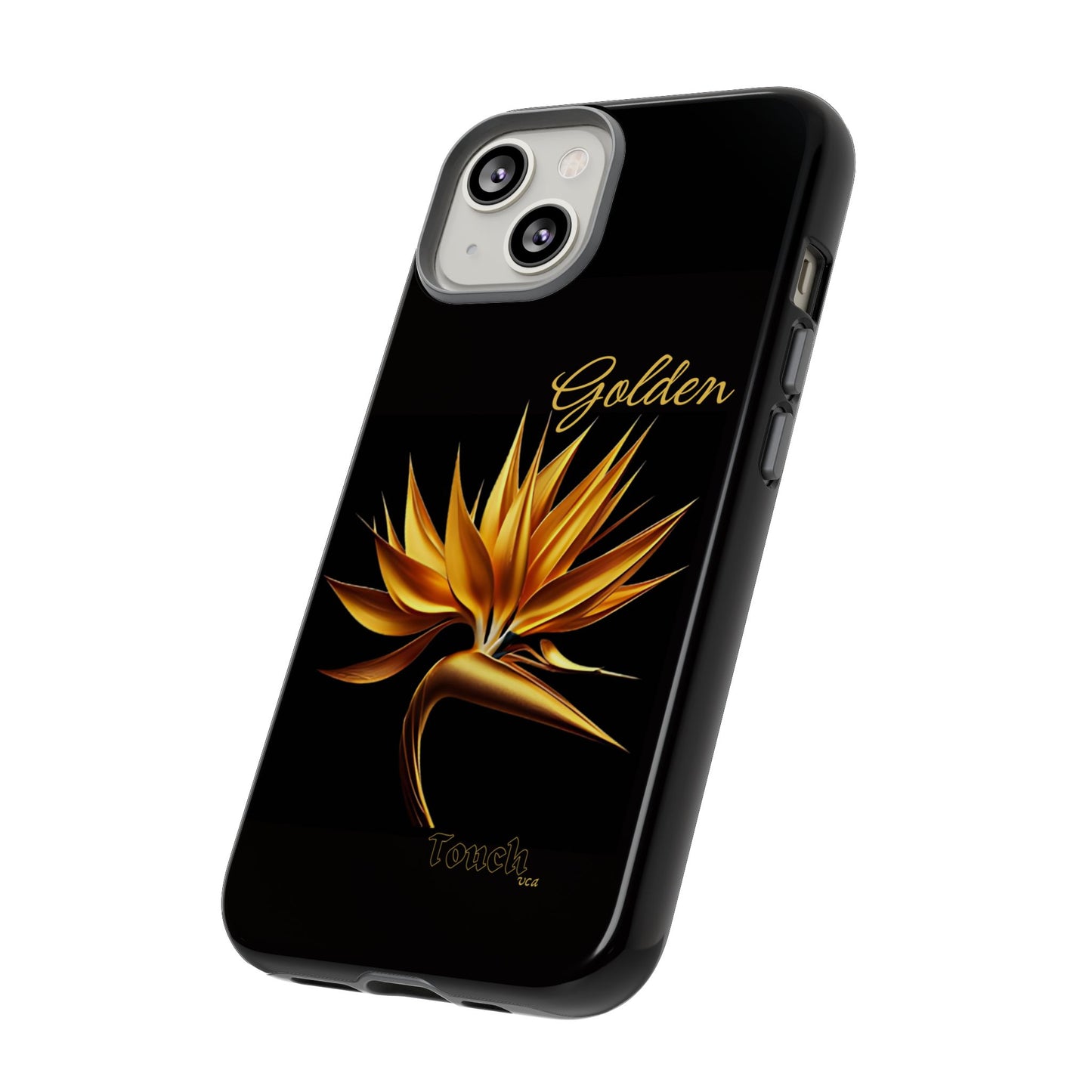 "Golden Touch" Collection -' Bird of Paradise1' design by vca - Designer Tough iPhone Cases