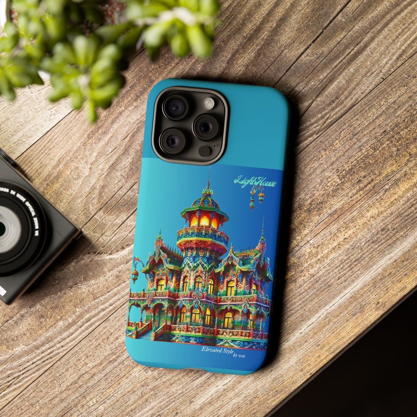 "Elevated Style" Collection - 'LightHouse2' design by vca - Designer iPhone Tough Cases