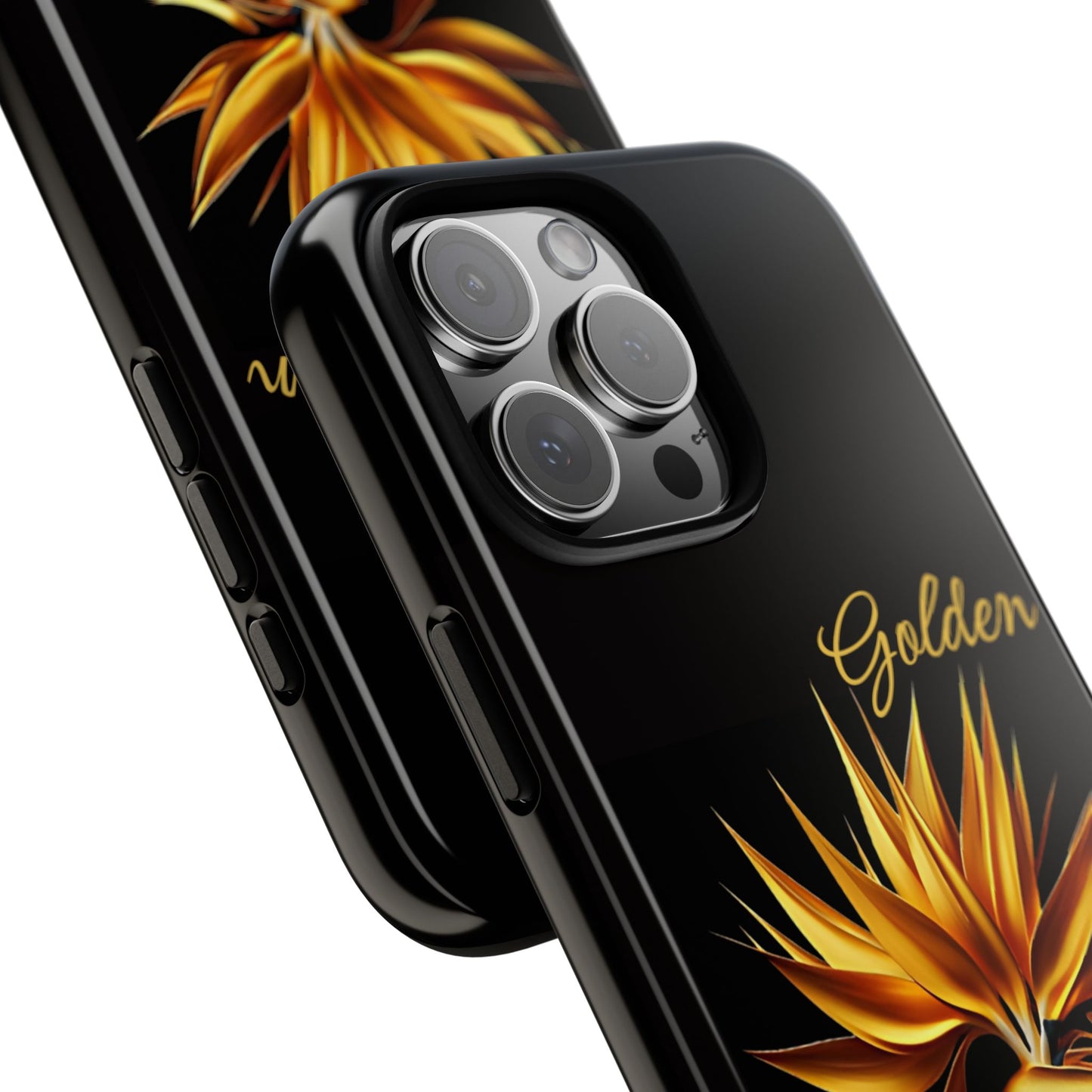 "Golden Touch" Collection -' Bird of Paradise1' design by vca - Designer Tough iPhone Cases