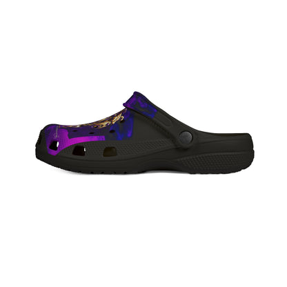 Men's EVA Foam Rubber Shoes - "Q Dogs" design #1, "Greek Elevated Style" collection