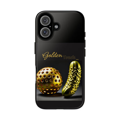 "Golden Touch" Collection - 'Pickleball' design by vca - Designer iPhone Tough Cases