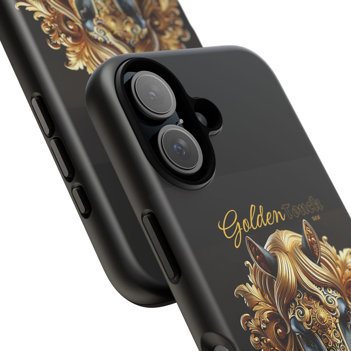 "Golden Touch" Collection - 'Horse Head1' design by vca - Designer iPhone Tough Cases