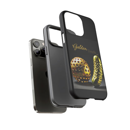 "Golden Touch" Collection - 'Pickleball' design by vca - Designer iPhone Tough Cases