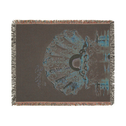 "Golden Touch" Collection - 'OShellPearls' design by vca - Designer Woven Blanket