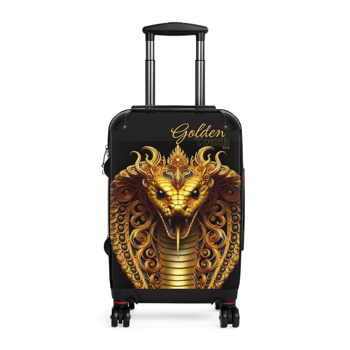 "Golden Touch" Collection - 'Cobra Head' design1 by vca - Designer Luggage Set