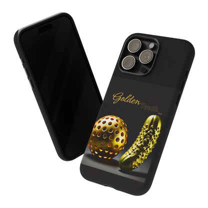 "Golden Touch" Collection - 'Pickleball' design by vca - Designer iPhone Tough Cases