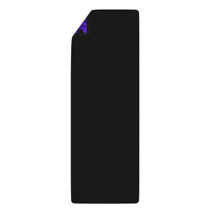 "Elevated Style" Collection - 'Positive Vibes' Designer Yoga Mat by vca - Purple