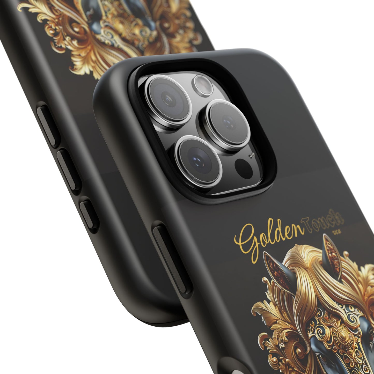 "Golden Touch" Collection - Designer iPhone Tough Cases - 'Horse Head1' by vca