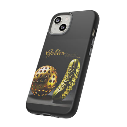 "Golden Touch" Collection - 'Pickleball' design by vca - Designer iPhone Tough Cases