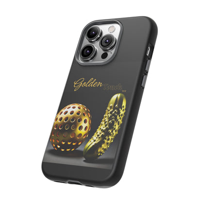 "Golden Touch" Collection - 'Pickleball' design by vca - Designer iPhone Tough Cases