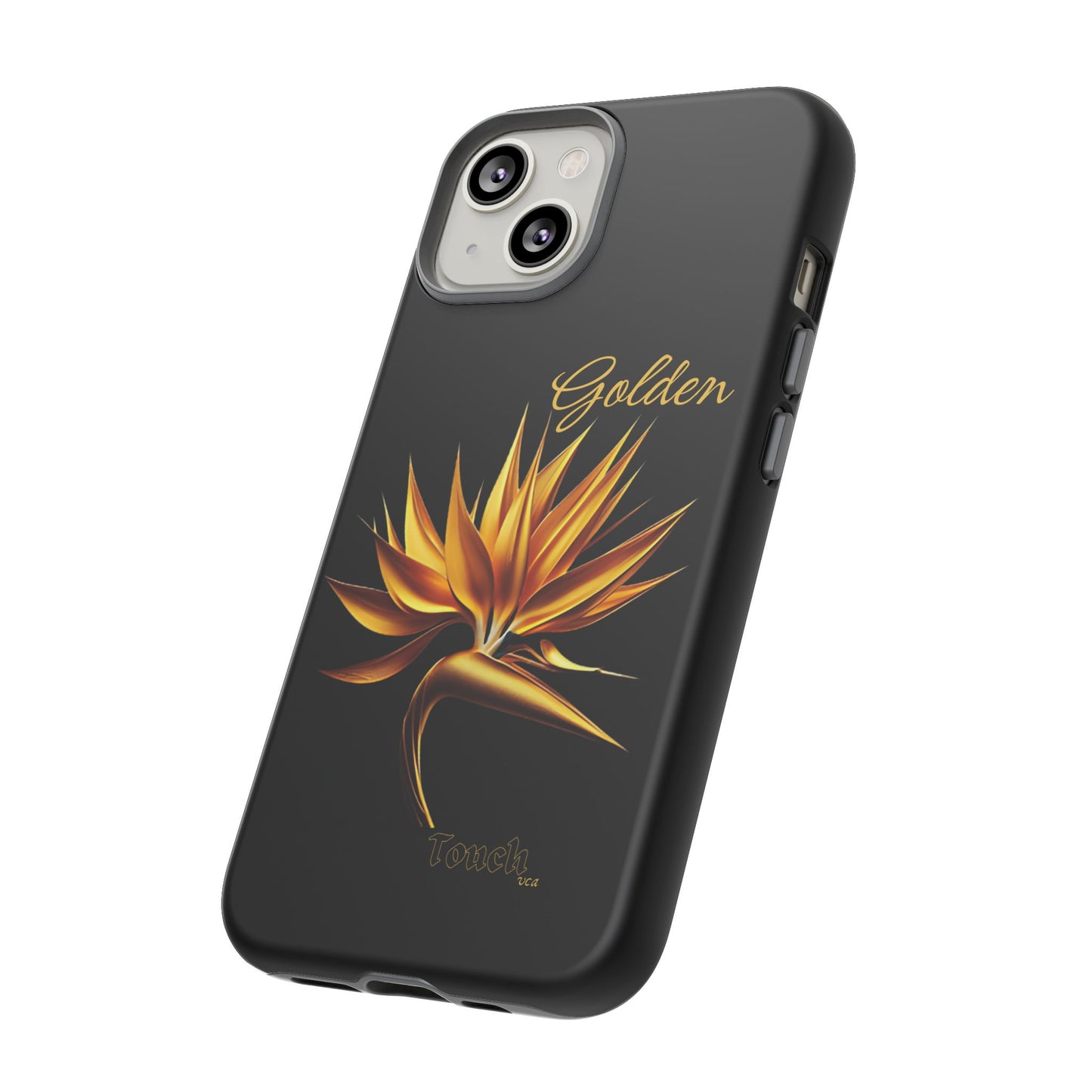 "Golden Touch" Collection -' Bird of Paradise1' design by vca - Designer Tough iPhone Cases