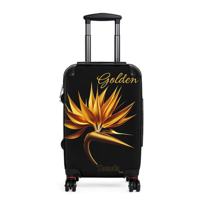 "Golden Touch" Collection - 'Bird of Paradise' design #1 - Designer Luggage Set