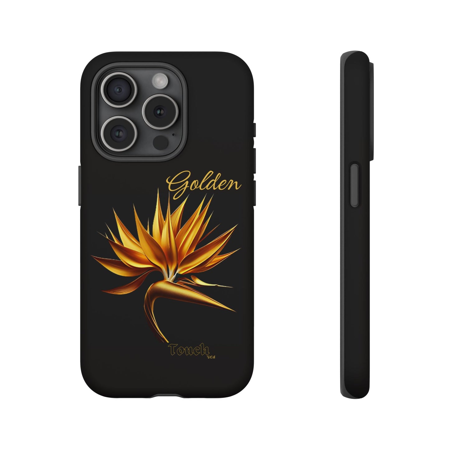 "Golden Touch" Collection -' Bird of Paradise1' design by vca - Designer Tough iPhone Cases