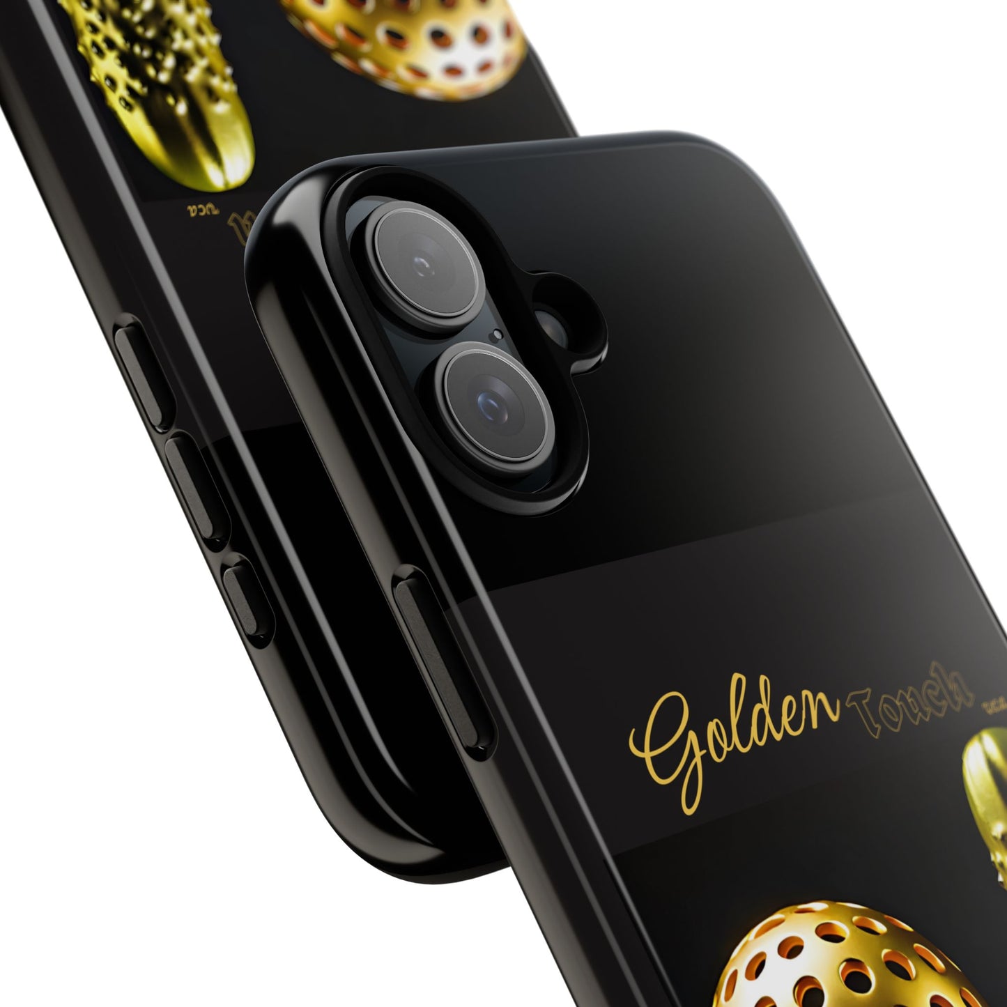 "Golden Touch" Collection - 'Pickleball' design by vca - Designer iPhone Tough Cases
