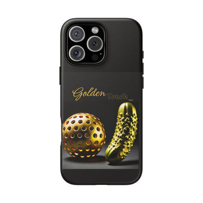 "Golden Touch" Collection - 'Pickleball' design by vca - Designer iPhone Tough Cases