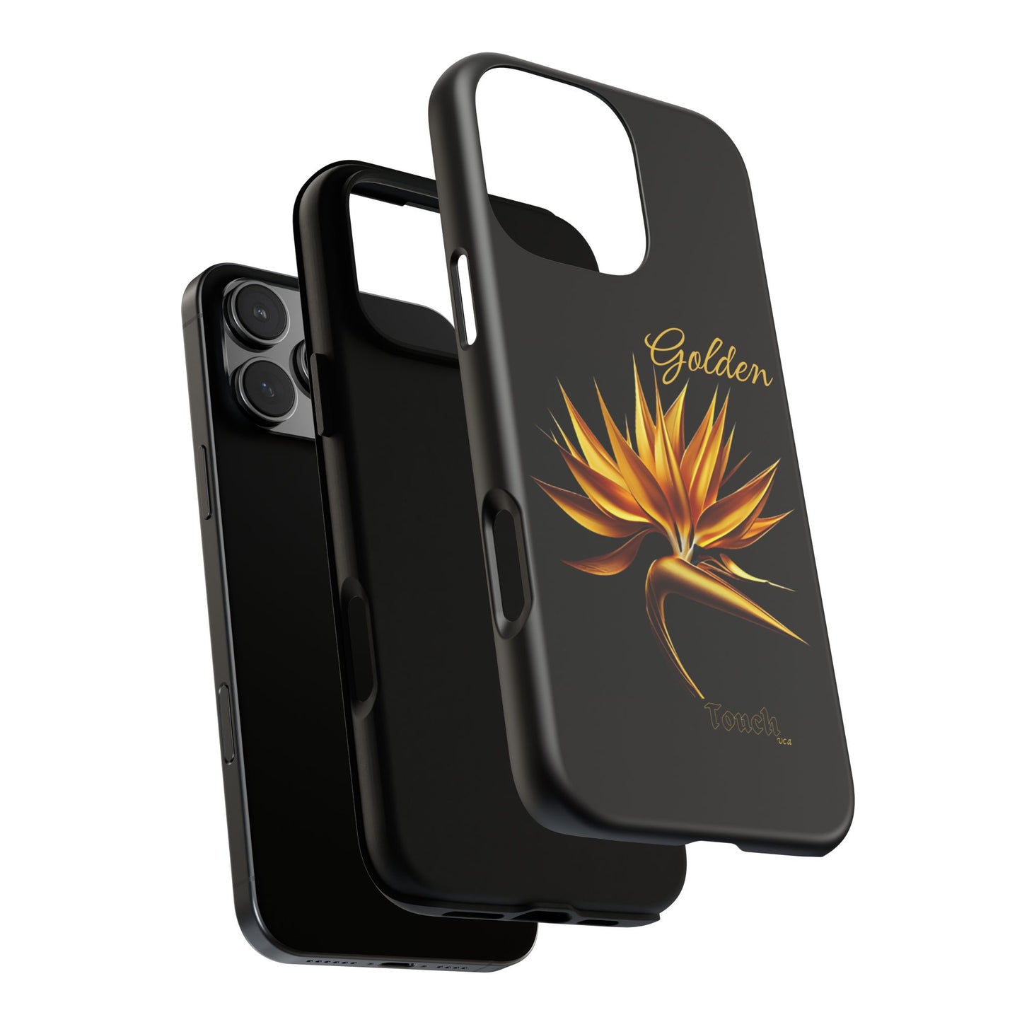 "Golden Touch" Collection -' Bird of Paradise1' design by vca - Designer Tough iPhone Cases