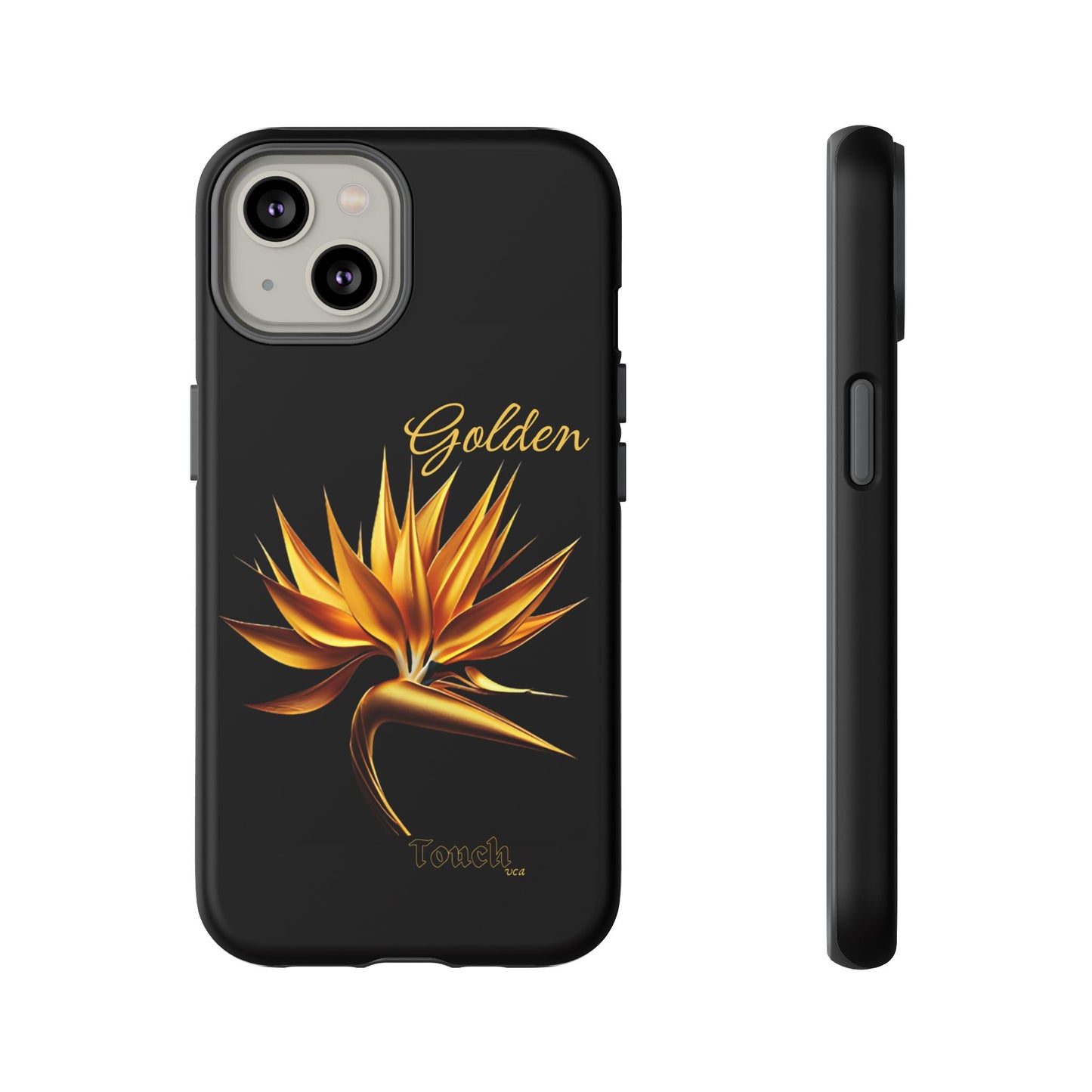 "Golden Touch" Collection -' Bird of Paradise1' design by vca - Designer Tough iPhone Cases