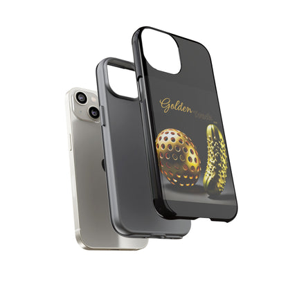 "Golden Touch" Collection - 'Pickleball' design by vca - Designer iPhone Tough Cases