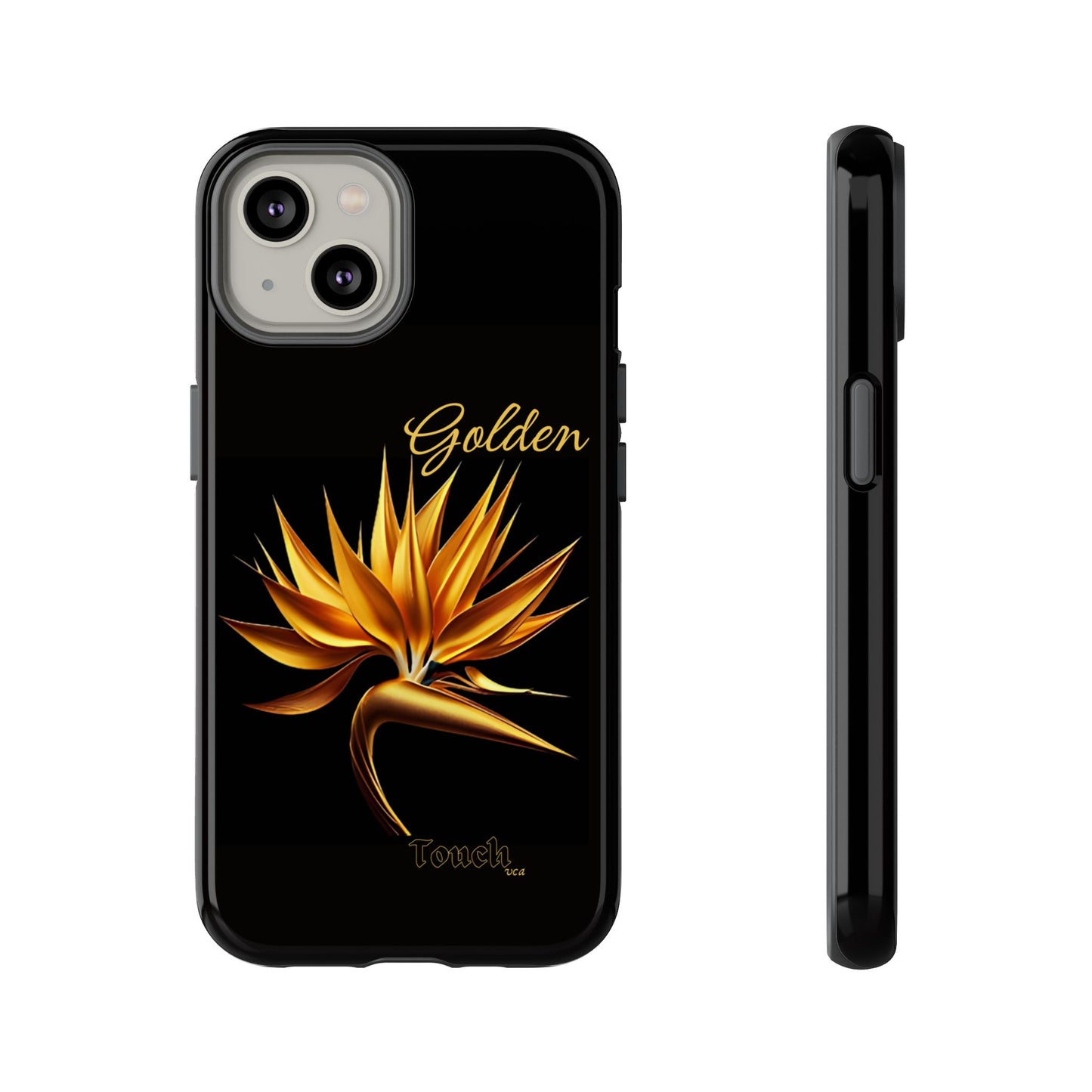 "Golden Touch" Collection -' Bird of Paradise1' design by vca - Designer Tough iPhone Cases