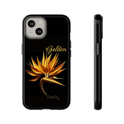 "Golden Touch" Collection -' Bird of Paradise1' design by vca - Designer Tough iPhone Cases