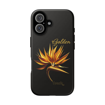 "Golden Touch" Collection -' Bird of Paradise1' design by vca - Designer Tough iPhone Cases