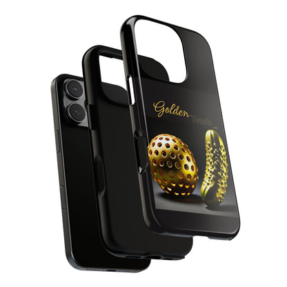 "Golden Touch" Collection - 'Pickleball' design by vca - Designer iPhone Tough Cases
