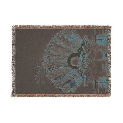 "Golden Touch" Collection - 'OShellPearls' design by vca - Designer Woven Blanket