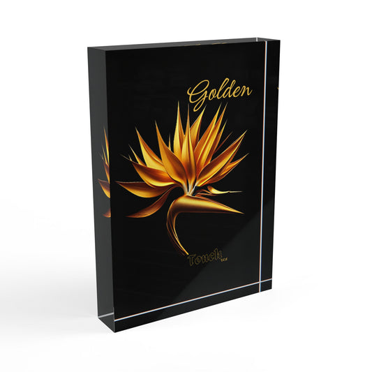 "Golden Touch" Collection - 'Bird of Paradise' Design #1 by vca - Photo Block