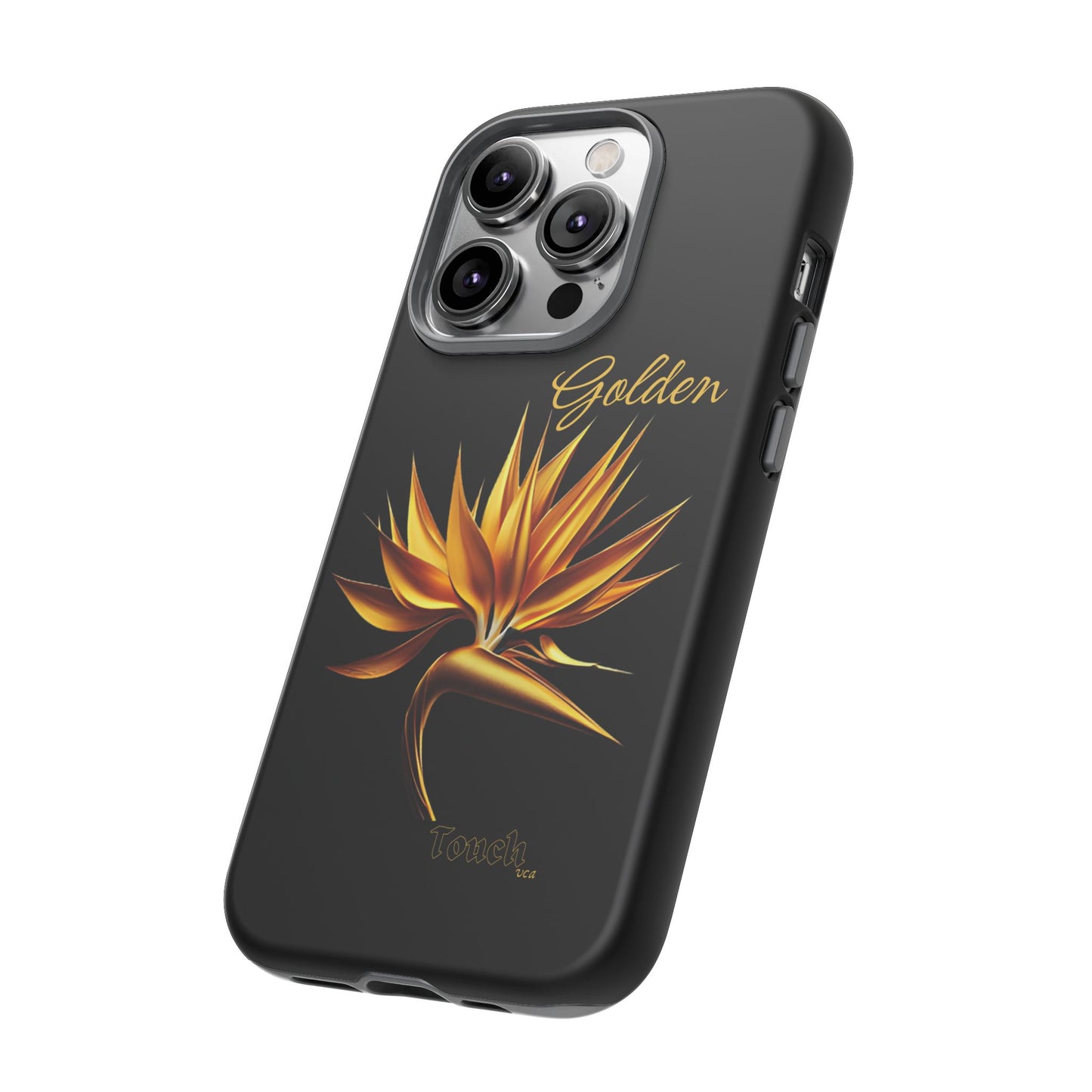 "Golden Touch" Collection -' Bird of Paradise1' design by vca - Designer Tough iPhone Cases