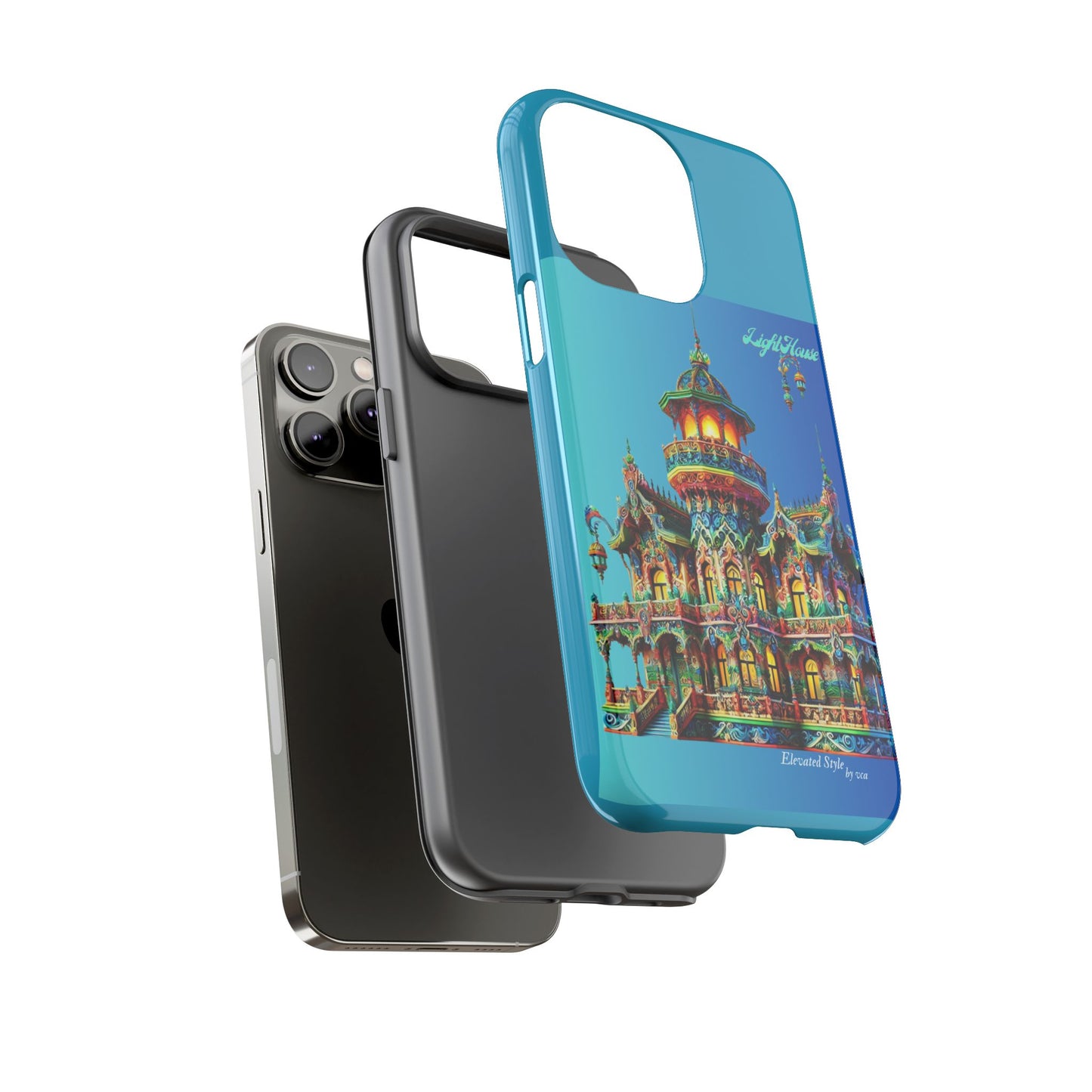 "Elevated Style" Collection - 'LightHouse2' design by vca - Designer iPhone Tough Cases