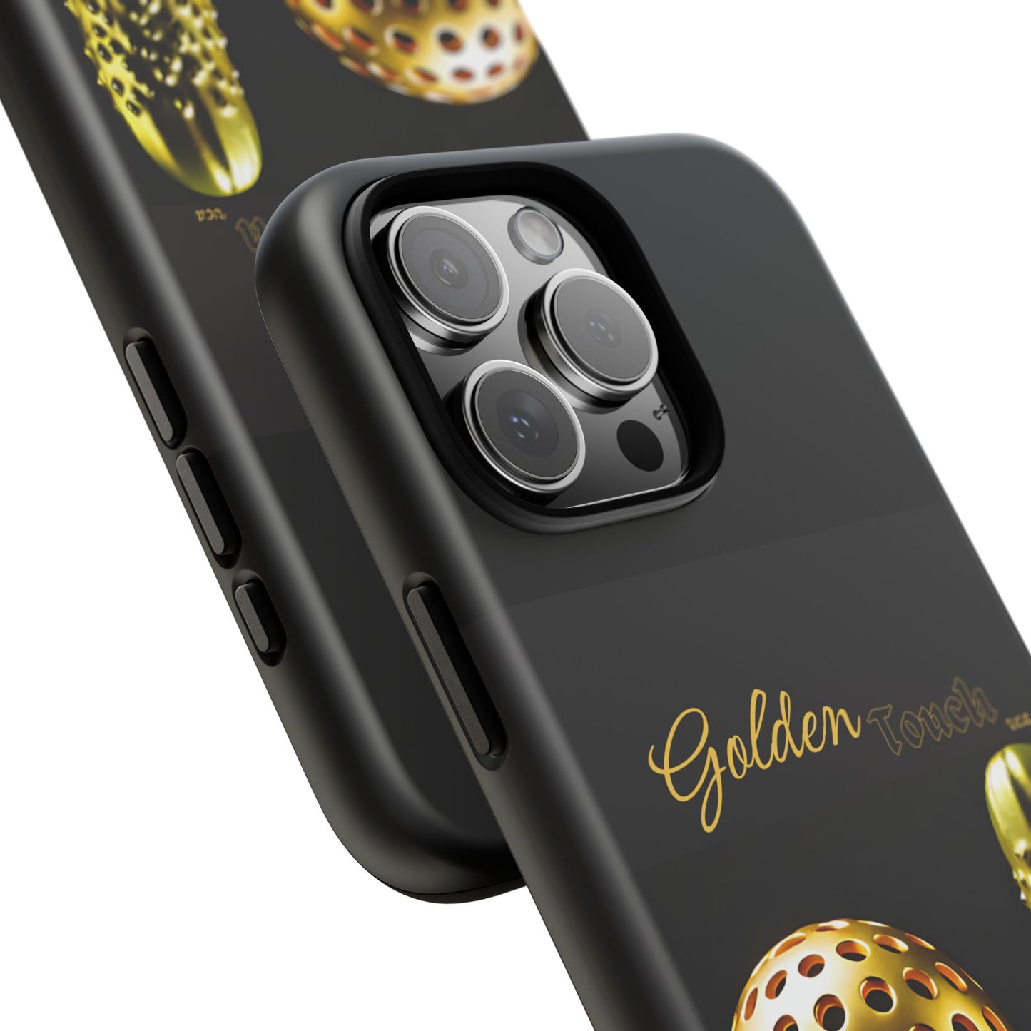 "Golden Touch" Collection - 'Pickleball' design by vca - Designer iPhone Tough Cases