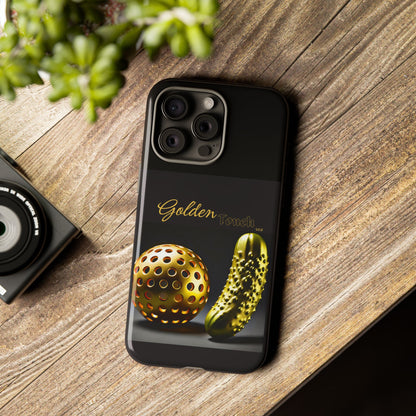 "Golden Touch" Collection - 'Pickleball' design by vca - Designer iPhone Tough Cases