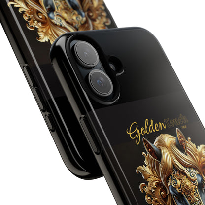 "Golden Touch" Collection - 'Horse Head1' design by vca - Designer iPhone Tough Cases
