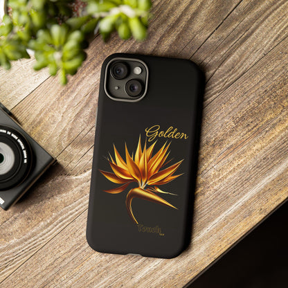 "Golden Touch" Collection -' Bird of Paradise1' design by vca - Designer Tough iPhone Cases