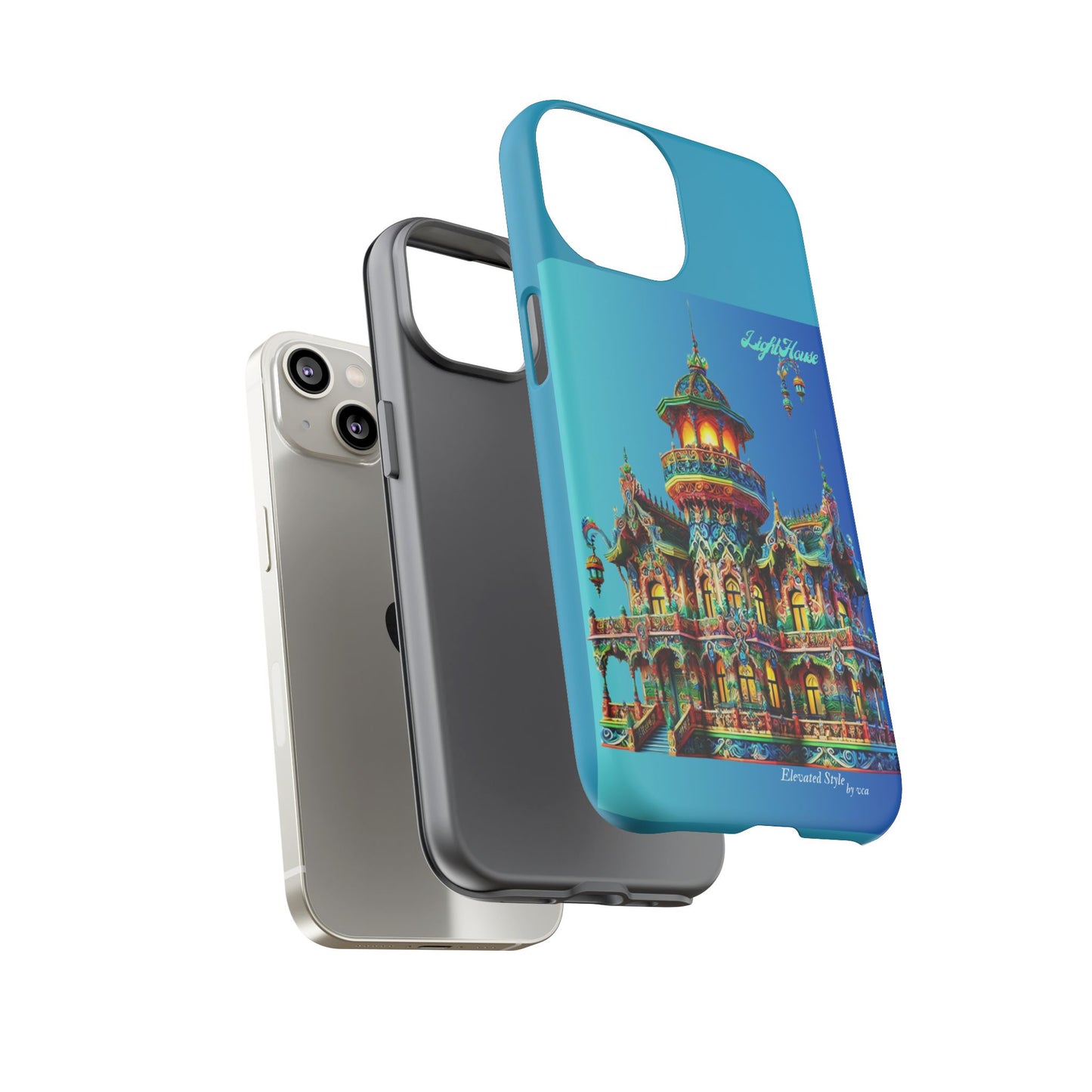 "Elevated Style" Collection - 'LightHouse2' design by vca - Designer iPhone Tough Cases