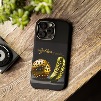 "Golden Touch" Collection - 'Pickleball' design by vca - Designer iPhone Tough Cases